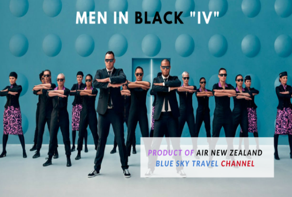 An toàn bay kiểu AIR NEW ZEALAND - Men in Black IV