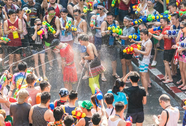 5 điểm đến lý tưởng trong lễ hội té nước ở Thái Lan
