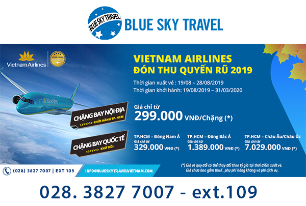 Đón Thu quyến rũ cùng Vietnam Airlines - Bay nội địa